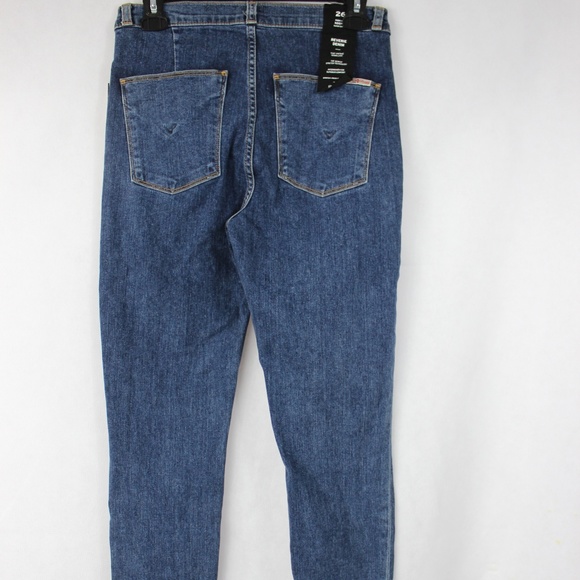 Hudson Jeans High-Waist Super-Skinny Jeans Blue 26 - Picture 7 of 7